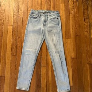 Levi's Light Blue Wedgie Jeans